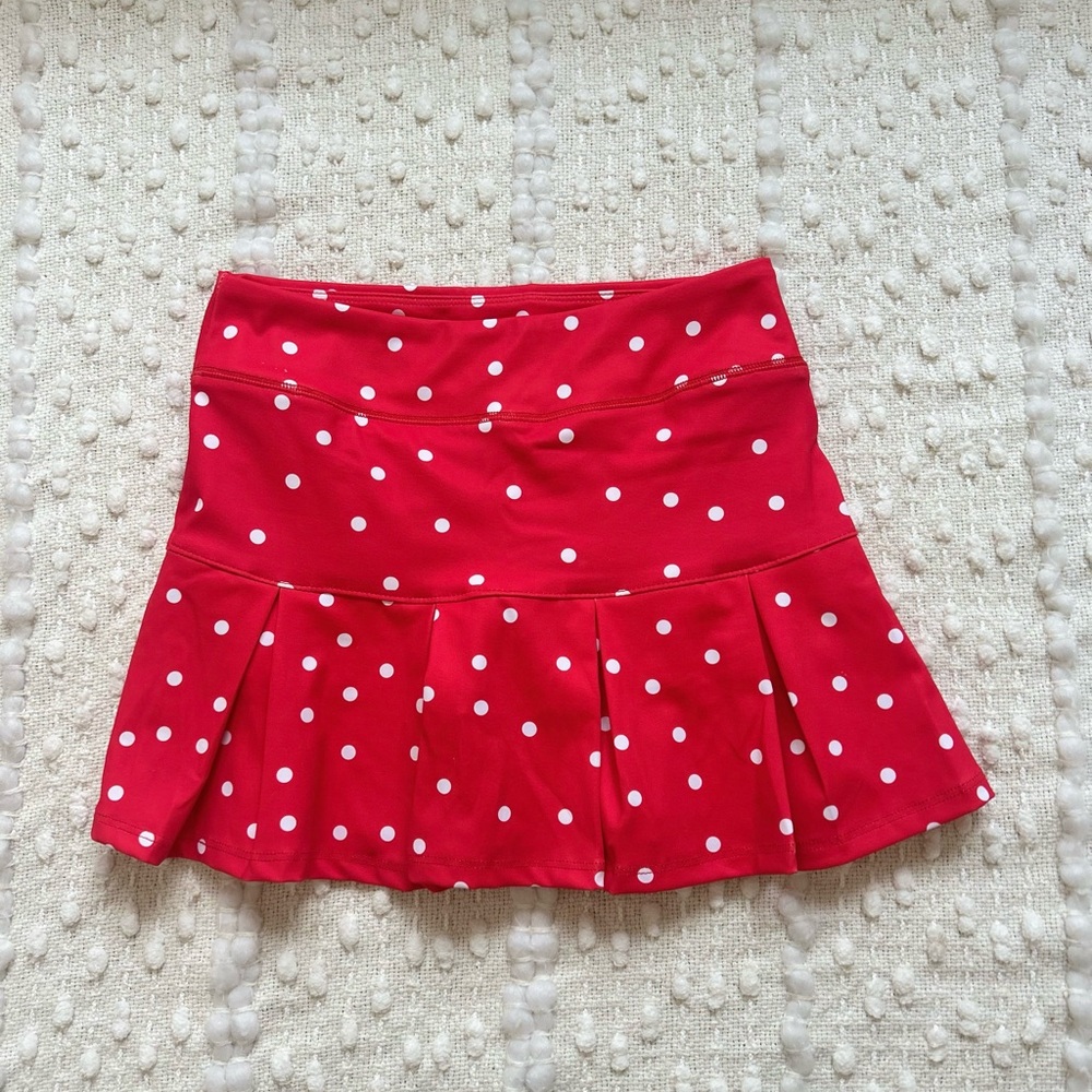 Red Polka Dot Skort